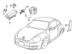 Diagram for Volkswagen Beetle Air Bag Control Module - 5C0-959-655-Q-0NE