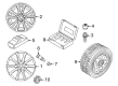 Diagram for Volkswagen Touareg Alloy Wheels - 7P6-601-025-B-8Z8