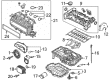 Diagram for Volkswagen Jetta Intake Manifold Gasket - 04E-129-717-C