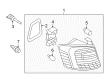 Diagram for Volkswagen Jetta Back Up Light - 5C6-945-095-F