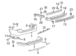 Diagram for Volkswagen Bumper - 1K5-807-417-H-GRU