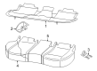 Diagram for Volkswagen Taos Seat Cushion Pad - 2GJ-885-375-A