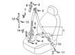 Diagram for Volkswagen Arteon Seat Belt - 3G8-857-807-B-RAA