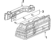 Diagram for Volkswagen Fox Back Up Light - 307-945-112-7