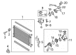 Diagram for Volkswagen Beetle Radiator - 5C0-121-251-E