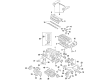 Diagram for Volkswagen Jetta Engine Oil Cooler - 038-117-021-E