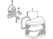 Diagram for 1993 Volkswagen Passat Back Up Light - 333-945-111-A
