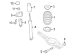 Diagram for Volkswagen Golf R Coil Springs - 5WA-511-115-D