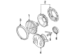 Diagram for Volkswagen Cabriolet Headlight - N-019-141-1