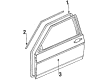Diagram for Volkswagen Scirocco Weather Strip - 533-837-907-B