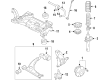 Diagram for Volkswagen Jetta Shock And Strut Mount - 1K0-412-303-H
