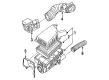 Diagram for 1990 Volkswagen Jetta Air Intake Hose - 191-129-627-AB