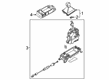Diagram for Volkswagen Shift Knob - 17B-713-203-G-AFZ