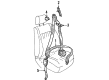 Diagram for 1997 Volkswagen Passat Seat Belt - 3A0-857-713