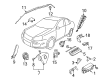Diagram for Volkswagen Rabbit Air Bag Control Module - 1K0-909-605-AC-06J