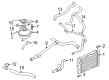 Diagram for Volkswagen Radiator - 1E0-121-253