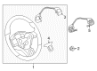 Diagram for Volkswagen CC Steering Wheel - 1K8-419-091-BQ-G0L
