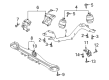 Diagram for Volkswagen Touareg Engine Mount - 7L6-199-307