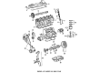 Diagram for Volkswagen Golf Cylinder Head - 06A-103-275-AX