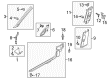 Diagram for Volkswagen Golf R Pillar Panels - 5GM-867-234-F-ZA4