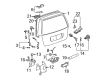 Diagram for Volkswagen Jetta Door Lock Cylinder - 107-827-469-FJ