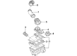 Diagram for Volkswagen Jetta Air Filter Box - 051-133-357-B