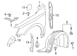 Diagram for Volkswagen Jetta Fender - 5C6-821-105-A