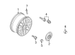 Diagram for Volkswagen Golf Alloy Wheels - 1J0-601-025-BA-88Z