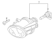 Diagram for Volkswagen CC Fog Light - 8T0-941-699-E