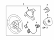 Diagram for Volkswagen Steering Wheel - 17A-419-091-F-E74