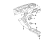 Diagram for Volkswagen Fox Hazard Warning Switches - 307-953-235-2-05