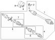 Diagram for Volkswagen CV Joint - 3QF-498-103