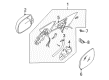 Diagram for Volkswagen Golf Mirror Cover - 1JE-857-537-GRU