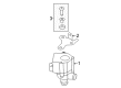 Diagram for Volkswagen Water Pump - 5C0-121-599-B