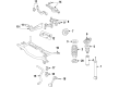 Diagram for Volkswagen Coil Spring Insulator - 1K0-512-149-B