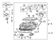 Diagram for 2023 Volkswagen Jetta Headlight Screws - WHT-007-527