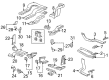 Diagram for Volkswagen Touareg HVAC Heater Blend Door Actuator - 4F0-820-511-B