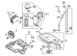 Diagram for Volkswagen Engine Oil Cooler - 079-117-015-P