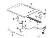 Diagram for Volkswagen Scirocco Hood Release Cable - 533-823-557