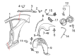 Diagram for Volkswagen Rabbit Fuel Door Hinge - 1J0-809-931