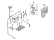 Diagram for Volkswagen Phaeton Battery Hold Downs - 3D0-915-138-B