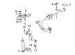 Diagram for Volkswagen EuroVan Shock Absorber - 7D0-413-031-B