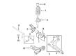 Diagram for Volkswagen Wheel Bearing - 1J0-498-625-B