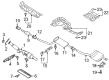 Diagram for 2013 Volkswagen Jetta Exhaust Hanger - 1J0-253-243-AG
