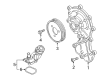 Diagram for Volkswagen Thermostat Gasket - 059-121-149-B