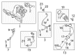 Diagram for Volkswagen Turbocharger - 04L-253-020-M