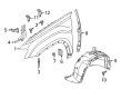 Diagram for Volkswagen Atlas Fender - 3CN-821-021