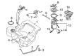 Diagram for Volkswagen CC Fuel Tank Strap - 3C0-201-653-C