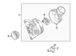 Diagram for Volkswagen Passat Alternator - 038-903-018-EX