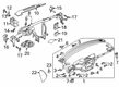 Diagram for 2020 Volkswagen Passat Instrument Cluster - 561-857-003-AA-HR6